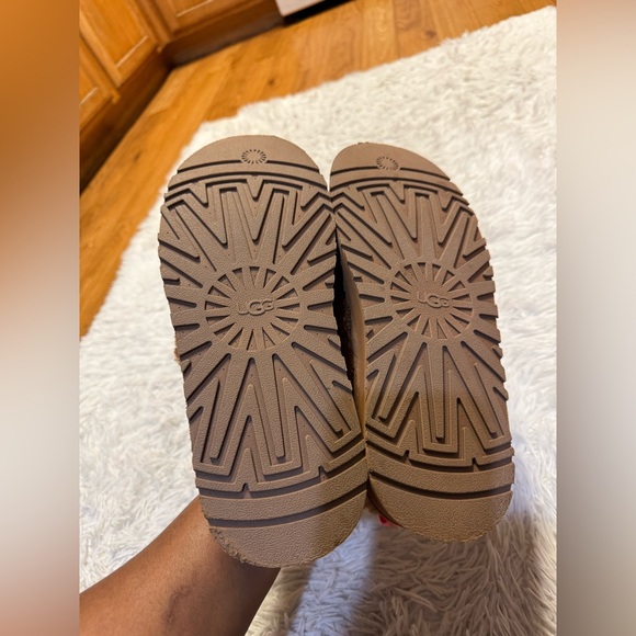 UGG TAZZ BRAID PLATFORM SLIPPERS HARDWOOD - Picture 14 of 16